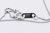 0.12cttw Diamond Pendant Necklace In 10k White Gold 3 Grams 18 Inch Eb0426lcxsa