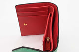 Christian Louboutin Elisa Mint Green Leather Compact Wallet Eb0526lxzde