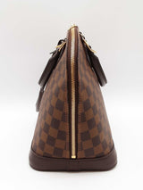 Louis Vuitton Alma Damier Ebene Hand Bag Sd0525ecrde