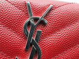 Yves Saint Laurent Quilted Envelope Cassandre Matelasse Wallet Eb0826orxsa