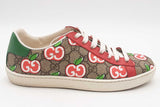 Gucci Ace Gg Apple Print Sneakers Size 36.5 Eb0226lrxsa