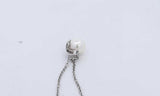 Tiffany & Co. 18k White Gold Chain With Pearl Pendant 16 Inch, 2.58g Eb0324oorsa