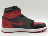 Nike Air Jordan 1 Retro High Og Patent Bred Red Size 10.5 Aa1026lzxsa