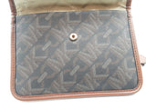 Michael Kors Brown Logo Coated Canvas Flat Pouch Do0926orde