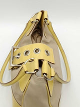Prada Canapa Moon Canvas Hobo Shoulder Bag Eb1026lxzsa