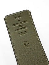 Louis Vuitton Damoflage Megapixel 40mm Reversible Belt & 2 Buckles Sz 36 Fwizxdu