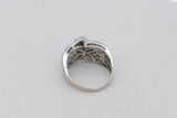 0.68cttw Diamond Ring In 14k White Gold 7.2 Grams Size 9.25 Eb0826orxsa