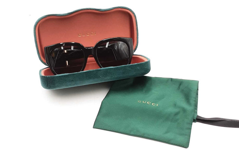 Gucci Gg0142sa Black Square Sunglasses Sd0825ezdu