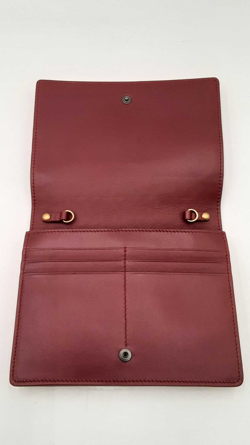 Bottega Veneta Intrecciato Burgundy Handbag Sd0625rzxdu