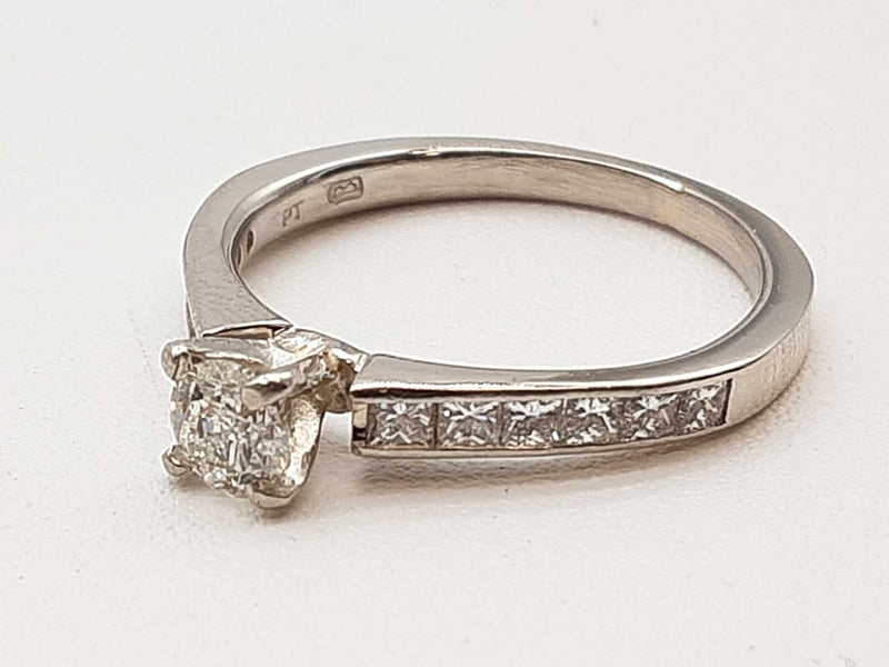 0.50 Cttw Diamonds 0.95 Platinum 3.9g Ring Size 6.5 Do0325worde