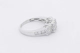 0.78cttw Diamond Ring In 14k White Gold 4.7 Grams Size 7 Eb0126wcrsa