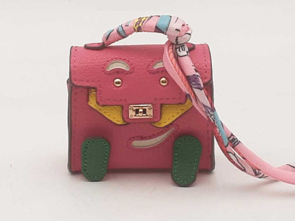 Mini Bag Charm Animated Pink Aa0825csa