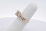 0.74cttw Diamond Ring In 14k Yellow Gold 4.2 Grams Size 5 Eb0926ixzsa