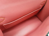 Hermes Mini Kelly Ii Sellier Orange Pink Chevre Mysore Palladium Shoulder Bag Do0225oxzxzde
