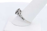 Diamond & Gemstone Ring In 10k White Gold 2.5 Grams Size 9.25 Eb1024ixsa