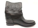 Prada Black Leather Boots Size Eu 38 Do0925oxzde