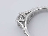 0.70cttw Diamond Ring In 14k White Gold 2.5 Grams Size 4.5 Eb0925czxsa