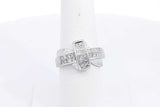 1.4ctw Diamond Ring In 14k White Gold 5 Grams Size 7 Eb0225plrsa