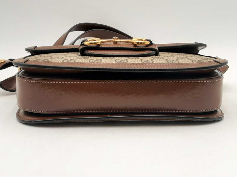 Gucci Horsebit 1955 Beige Shoulder Bag Aa0425pzxsa