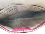 Michael Kors Xl Zip Clutch Python Pink Aa0726lzsa