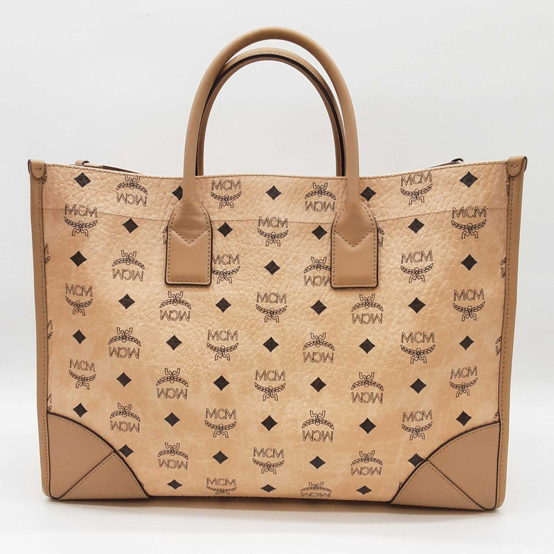 Mcm Munchen Visetos Monogram Tote Bag Sd1125ozxde