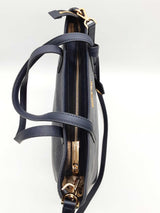 Michael Kors Hayley Blue Saffiano Leather Large Top Zip Tote Bag Do0925wxde