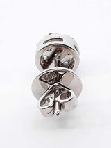 0.56 Cttw Diamond & 14k White Gold Cluster Stud Earrings 3.1 Grams Fw0826lwxdu