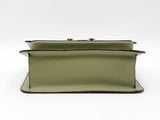 Michael Kors Heather Shoulder Bag In Sage Green Leather Fw0226rrdu