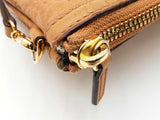 Mcm Liz Shopper Tote Pouch In Cognac Visetos Coated Canvas Fw0426lrzdu