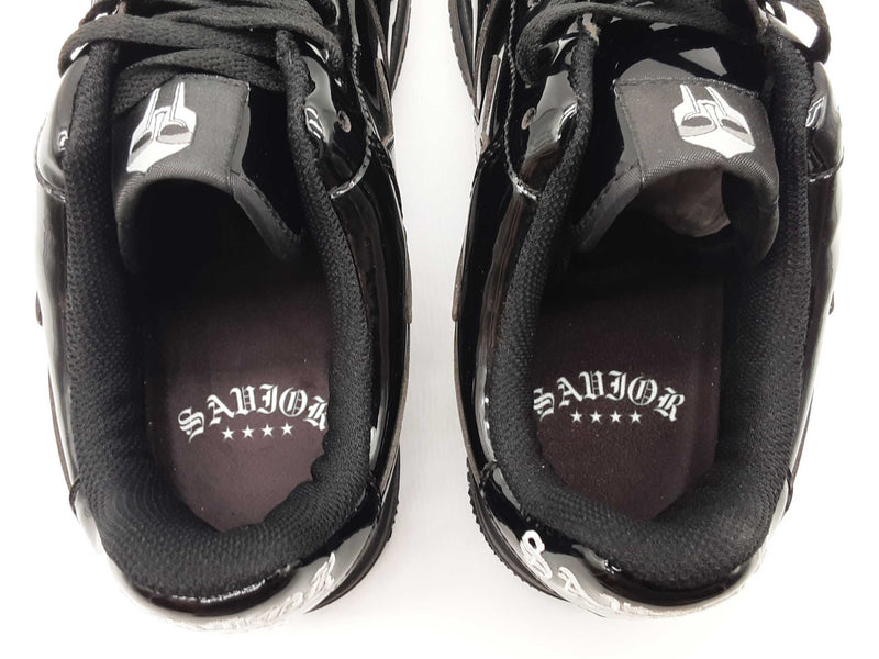 Bape Mf Doom Black Patent Leather Shoes Size Us 11/ Eu 45 Mens Do0425lxzde