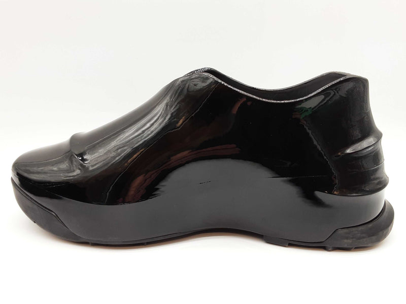 Givenchy Shiny Monumental Mallow Black Rubber Shoes Size Eu 46 Do0325pxzde