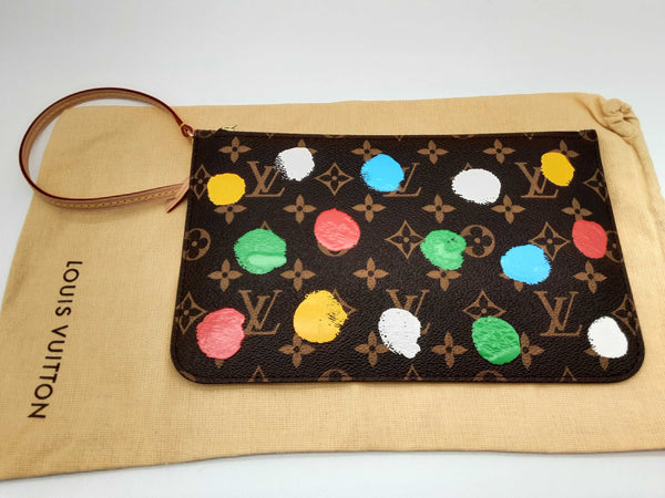 Louis Vuitton X Yayoi Kusama 2023 Pochette Painted Dots Clutch Do0424ixzde