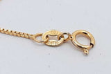 10k Yellow Gold Diamond Pendant & 18k Yellow Gold Chain 3.1 Grams 15.5 Inch Eb0826ooxsa