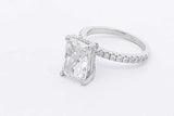 4.74cttw Lab Grown Diamond Ring In Platinum 6.1 Grams Size 6 Eb0826llxzsa
