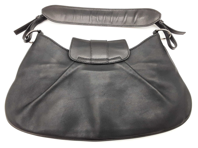 Christian Dior John Galliano Street Chic Black Leather Shoulder Bag Do0525orxde