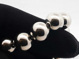 Tiffany & Co. Hardwear Ball Bracelet In Sterling Silver 19.3 Grams 8 Inch Fw1026lordu