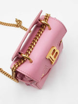 Balmai B-buzz 23 Mini Top Handle Bag In Pink Leather Fw0826ozxdu