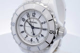 Chanel J12 Quartz 34mm White Ceramic & Stainless Steel Watch Eb1225orxzde