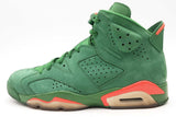 Nike Air Jordan 6 Retro "Green Suede Gatorade" Sneakers Size 10 Eb0625oxzsa