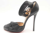 Christian Louboutin Fetish Bow Push Lock Ankle Straps Pumps Size 38 Eb0726loxsa