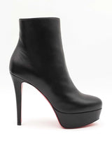 Christian Louboutin Bianca Ankle Boots In Black Leather Size Eu 36 Fw1225lordu