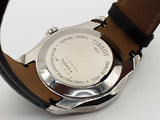 Tissot 40mm Couturier Black Dial Leather Band Steel Quartz Watch Do0725loxde