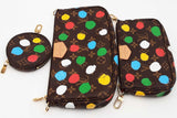 Louis Vuitton Kusama Monogram Painted Dots Multi Pochette Accessories Eb726lxxzsa