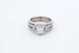 1.38ctw Diamond Ring In 14k White Gold 7.9 Grams Size 6.5 Eb1225lxxzdu