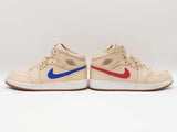 Air Jordan 1 Mid Utility Fleece Pearl White Do2207-264 Size 6y Sd0226oodu