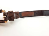 Bally Switzerland Genuine Ostrich Leather Belt Size 95-38 Sd0226rzde