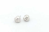 Tiffany & Co. 925 Sterling Silver Knot Stud Earrings 6.8 Grams Eb0626lorsa