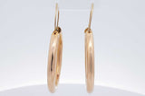 14k Yellow Gold Hoop Earrings 5.9 Grams Eb0326wrxsa