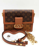 Louis Vuitton Reverse Monogram Dauphine Shoulder Bag Eb0526lesrde