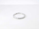 The Leo Diamond & 14k White Gold Anniversary Ring 2.5 Gram Size 6.75 Fw0826osxdu